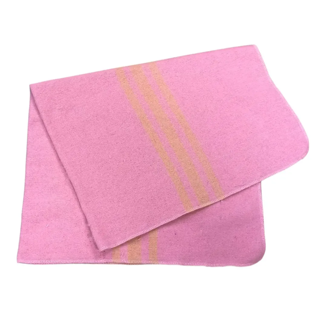 Coleto Rosado Rayas Amarillas Premium 75x60 12 Unidades