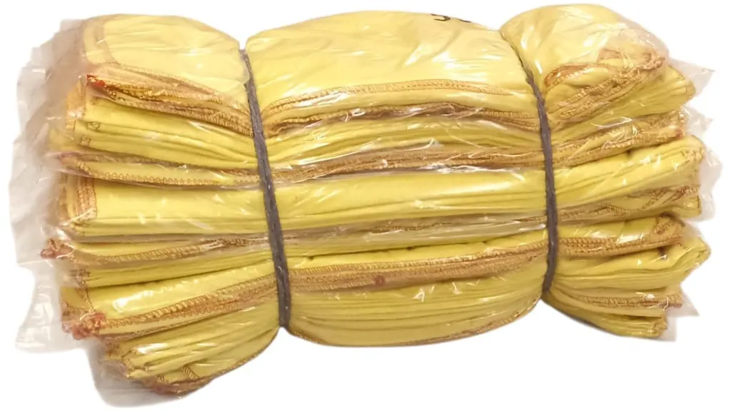 Paño Amarillo Grande De Lanilla 50x50 120 Unidades Para La Reventa y Al Detal
