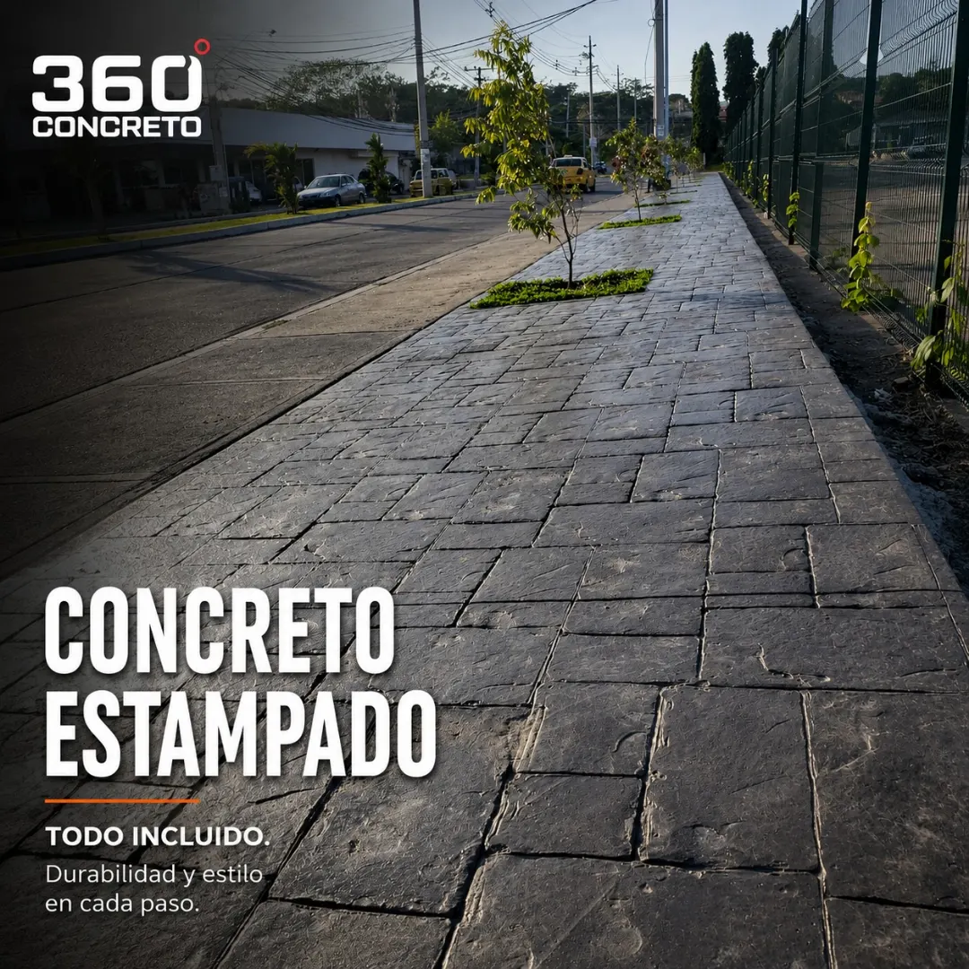 CONCRETO ESTAMPADO TODO INCLUIDO | Concreto 360