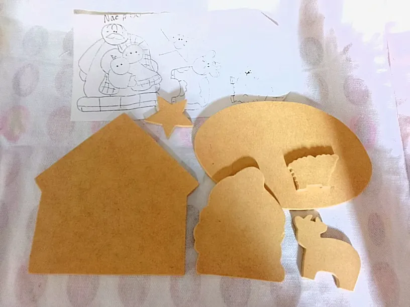 Siluetas de Nacimientos MDF para pintar