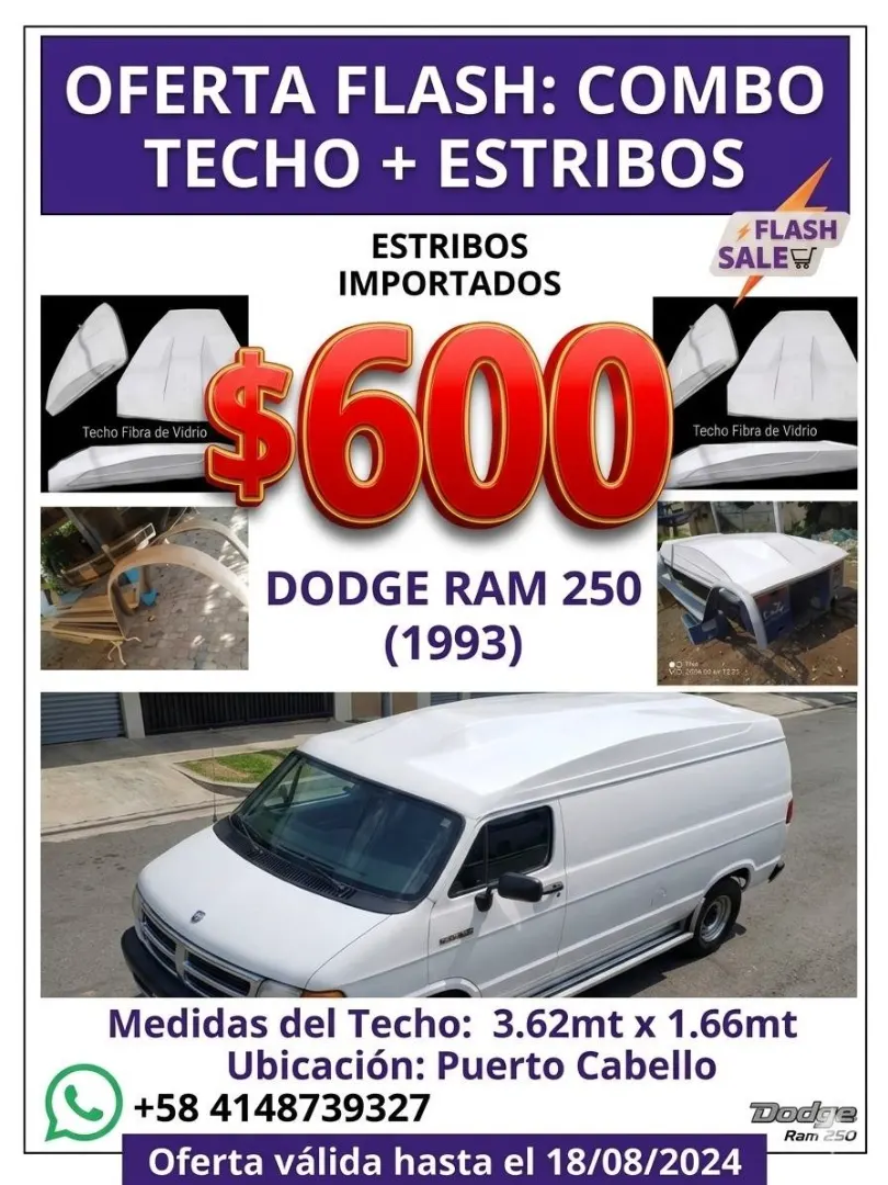 Dale un Nuevo Look a tu Dodge Ram 250 '93 con este Combo Exclusivo 🤩✨