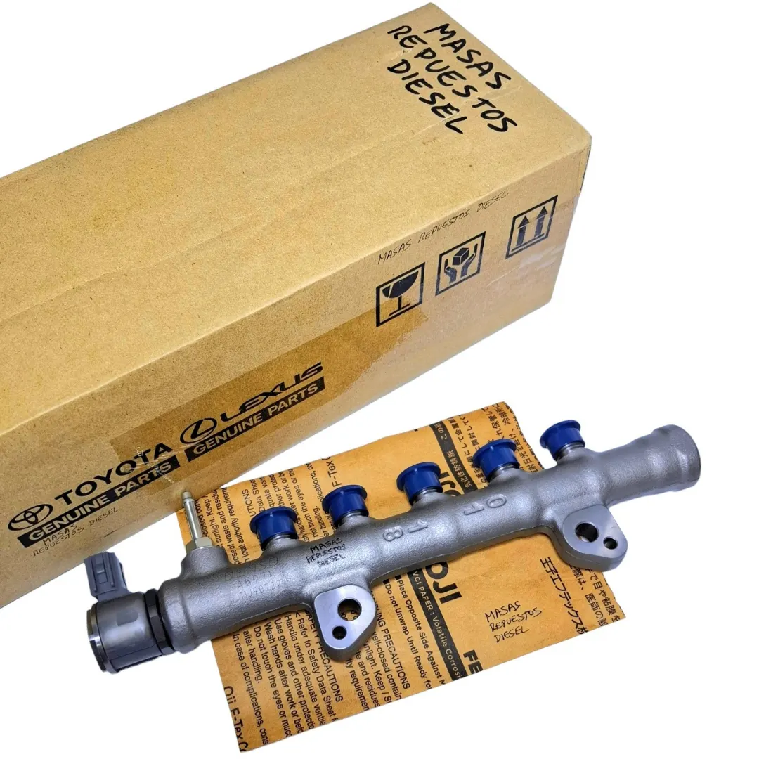 Riel Flauta de Inyección Toyota Hilux / Revo / Fortuner / Prado / Coaster (1GD, 2GD) (Modelo C)